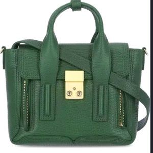 3.1 Phillip Lim Pashli Large Green Satchel Bag